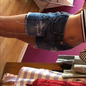 Jean shorts